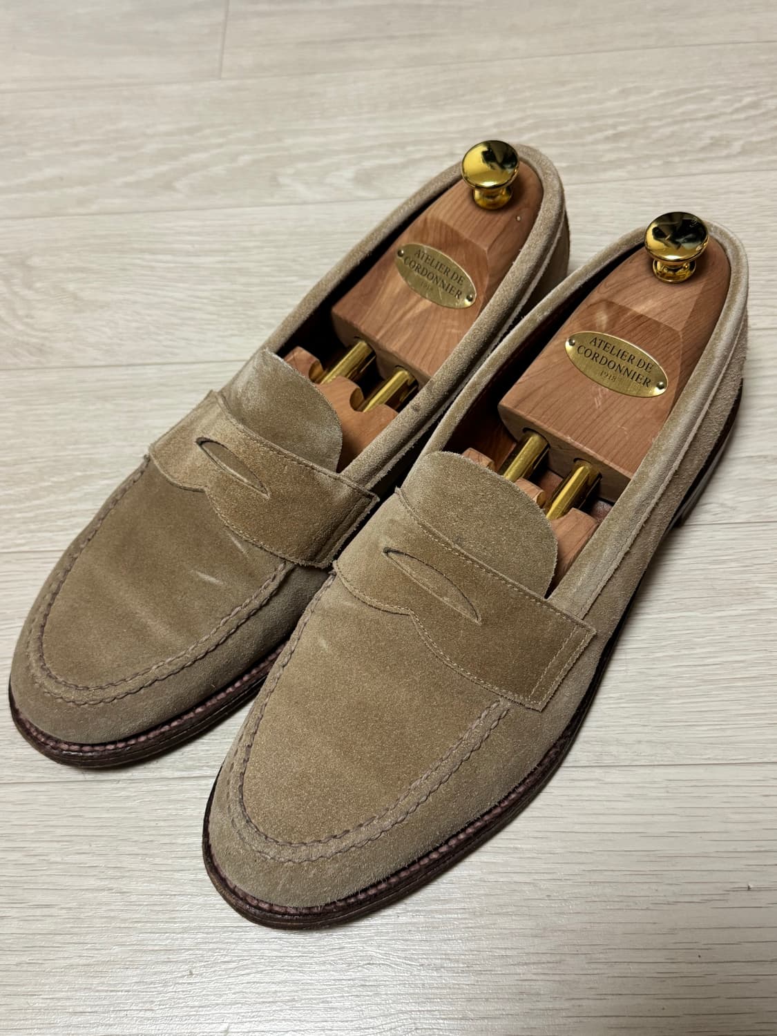 알든 6244 스웨이드 언라인드 로퍼 10E 상품이미지1