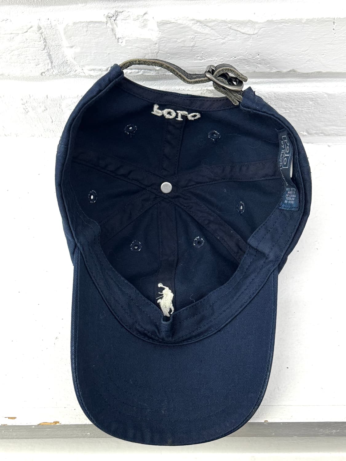 폴로 네이비 볼캡 상품이미지3