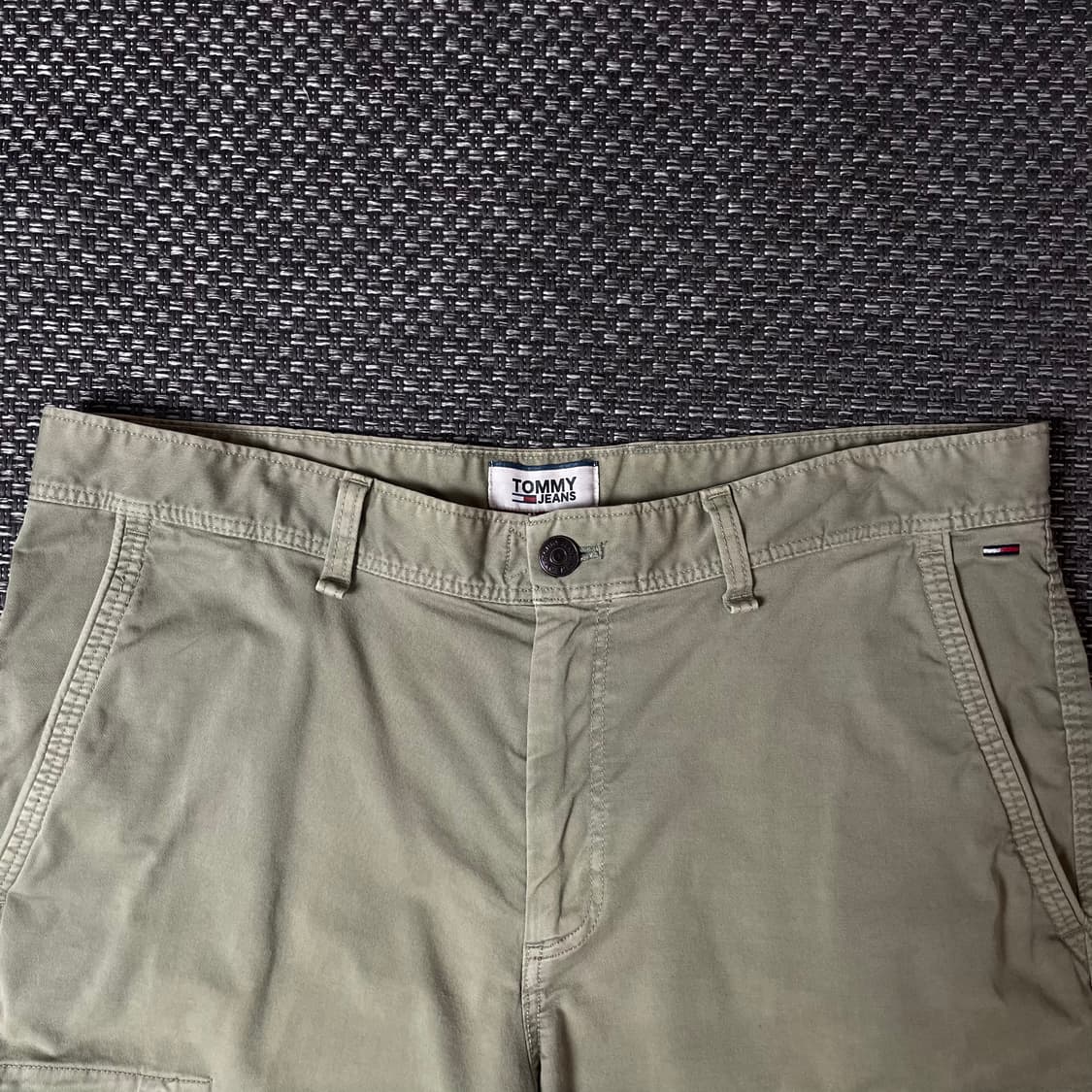 (34) 타미 진스 카키 조거 하프 팬츠 상품이미지5