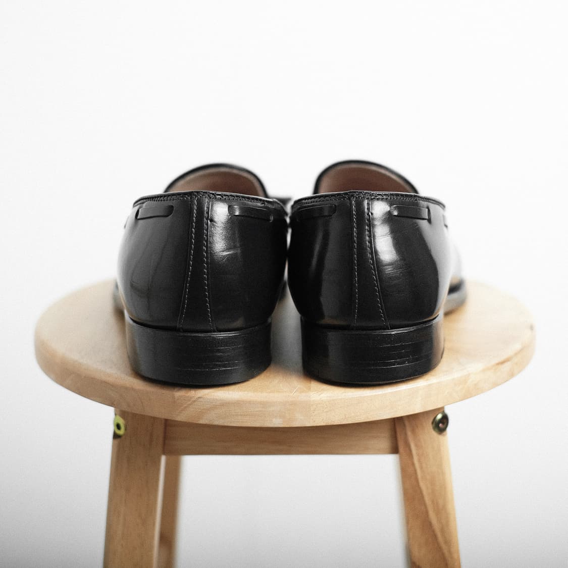 알든 664 9.5D(275사이즈) 블랙 코도반 태슬 로퍼 상품이미지5