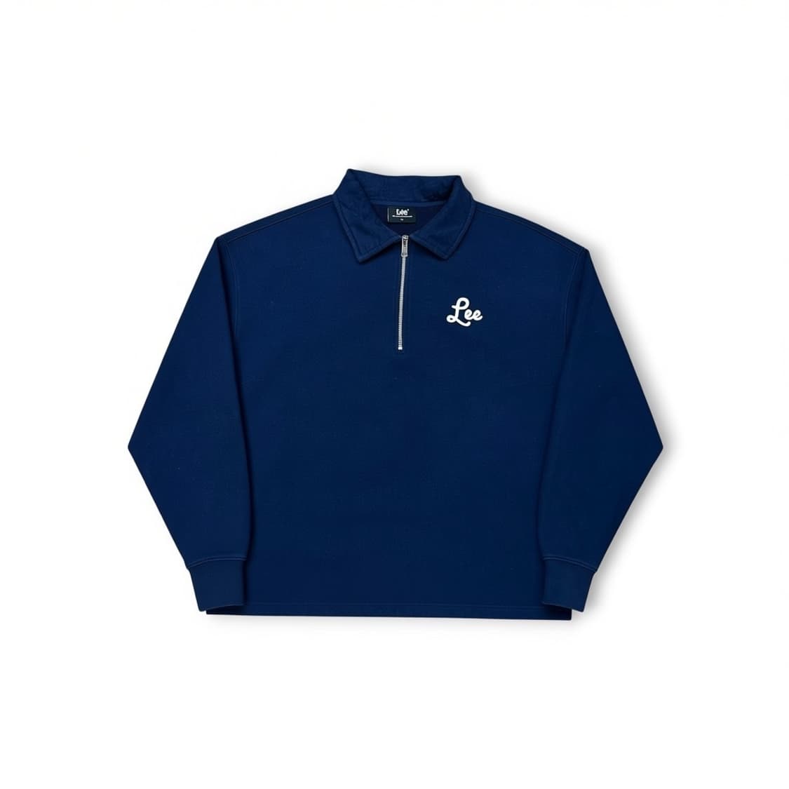 리 하프집업 카라 맨투맨 상품이미지1