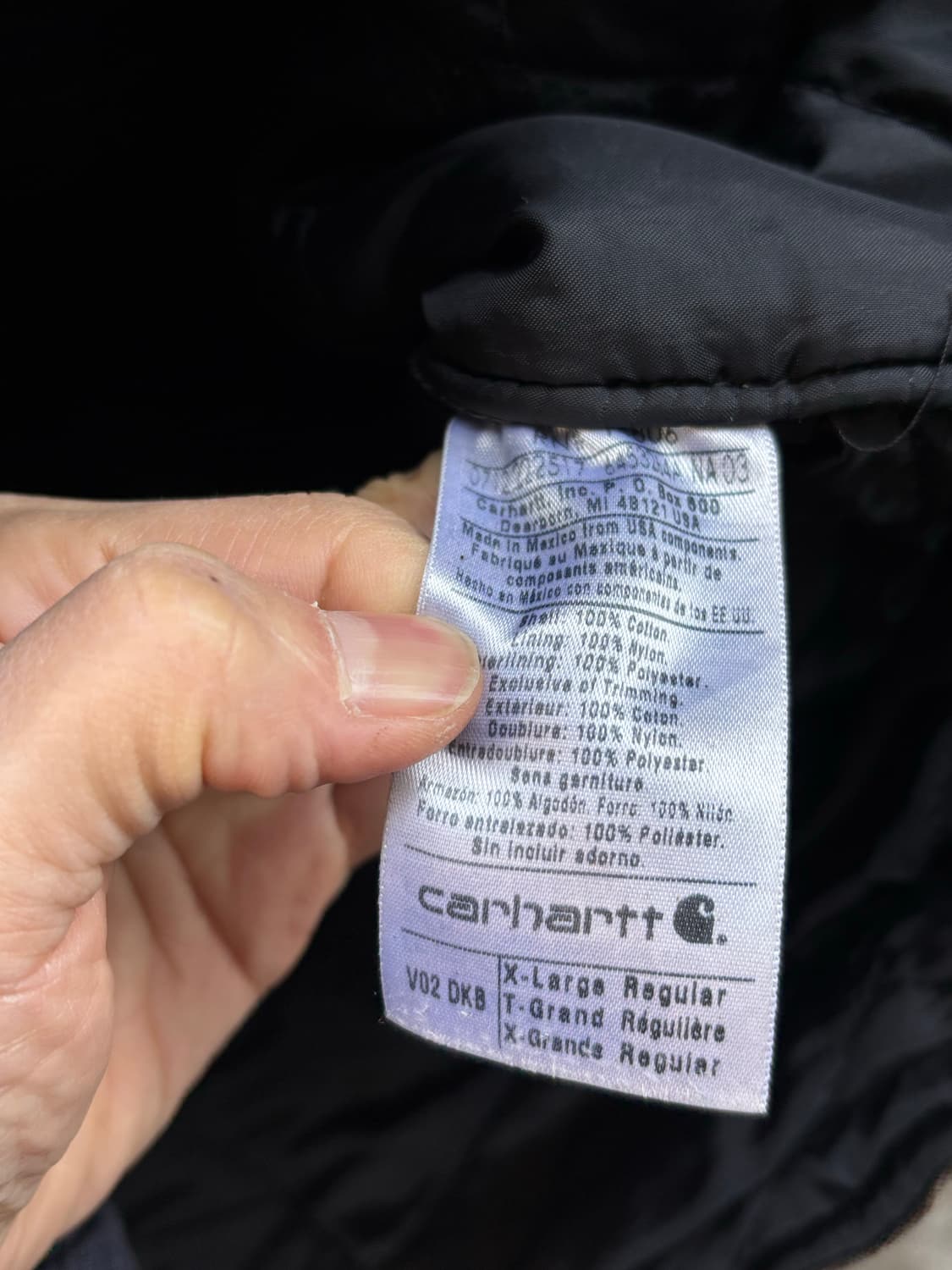 칼하트 v02 샌드스톤 덕 베스트 상품이미지5