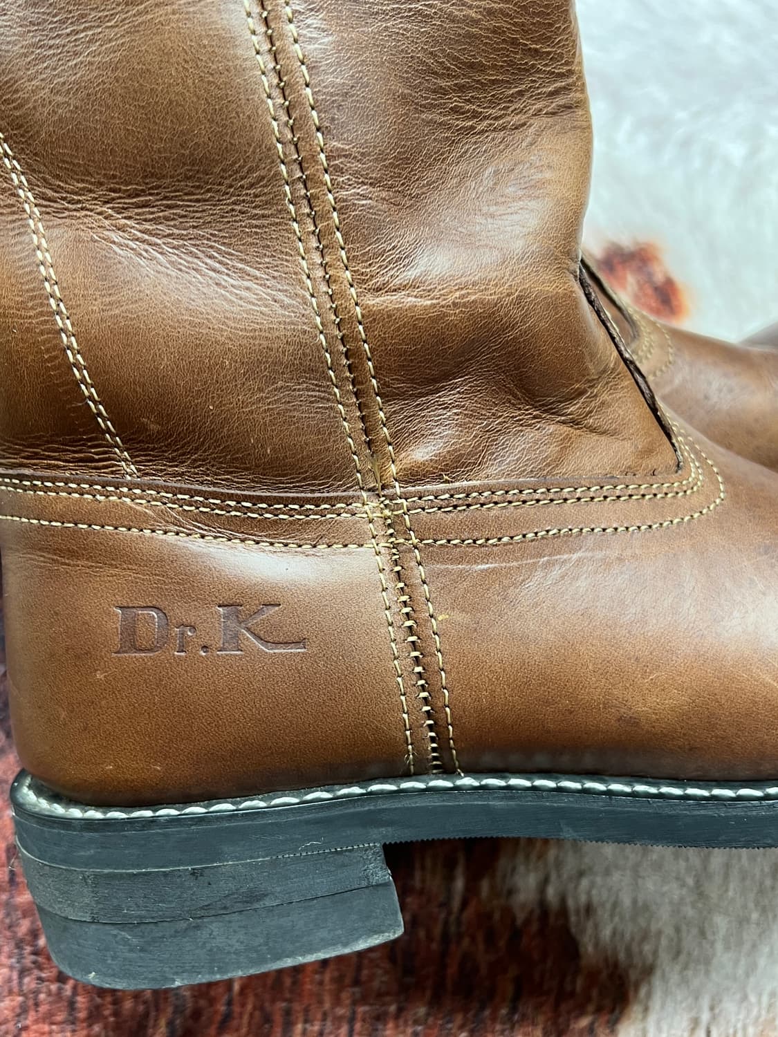 [270] Dr.k 빈티지 웨스턴 부츠 브라운 상품이미지4