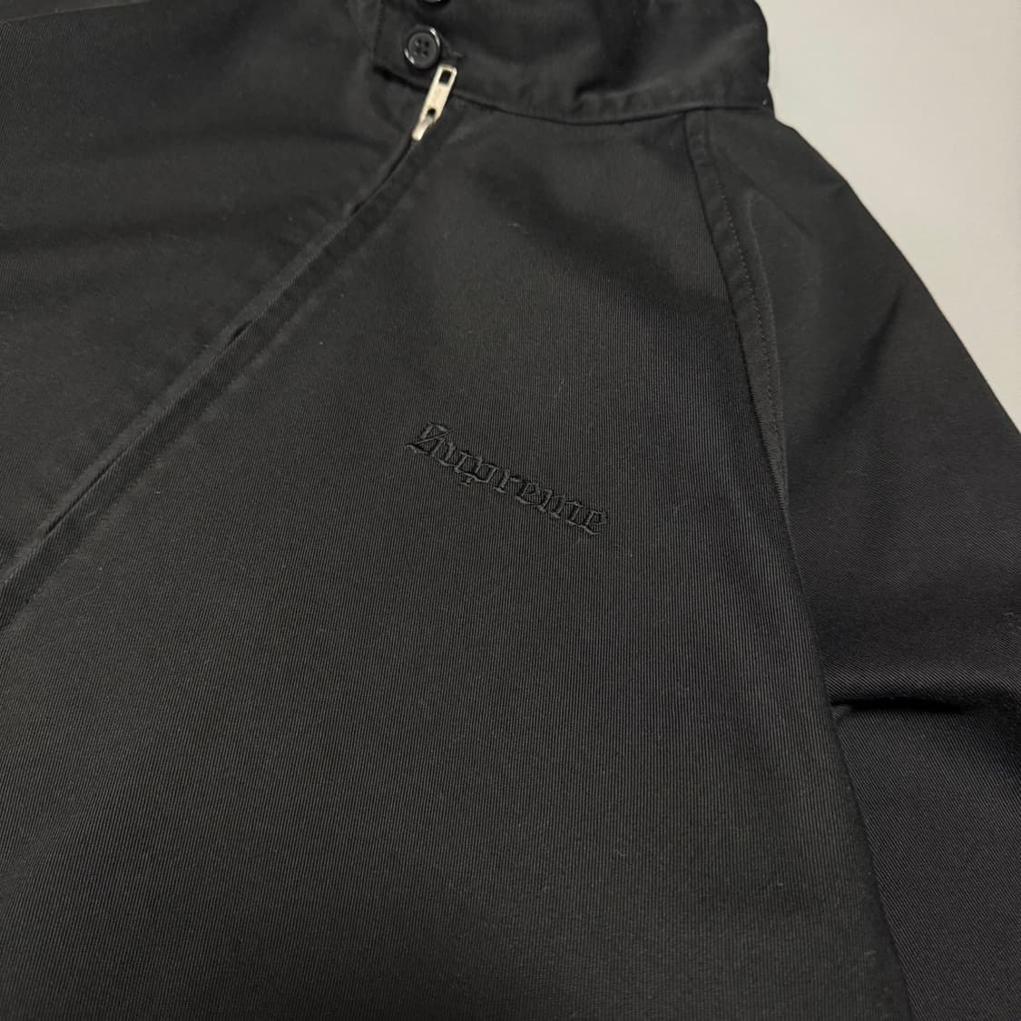 슈프림(SUPREME) 17fw week2 블랙 코튼 치프 헤링턴 자켓 상품이미지4