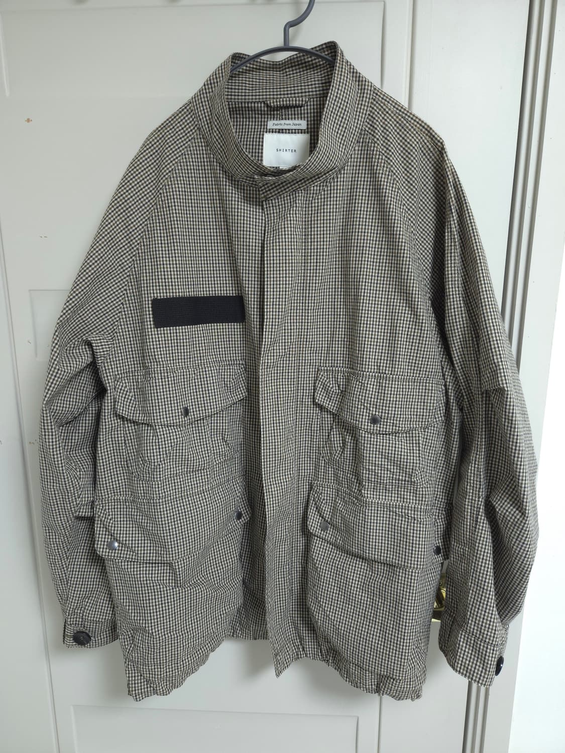 shirter 셔터 깅엄 체크 헌팅 자켓 상품이미지2
