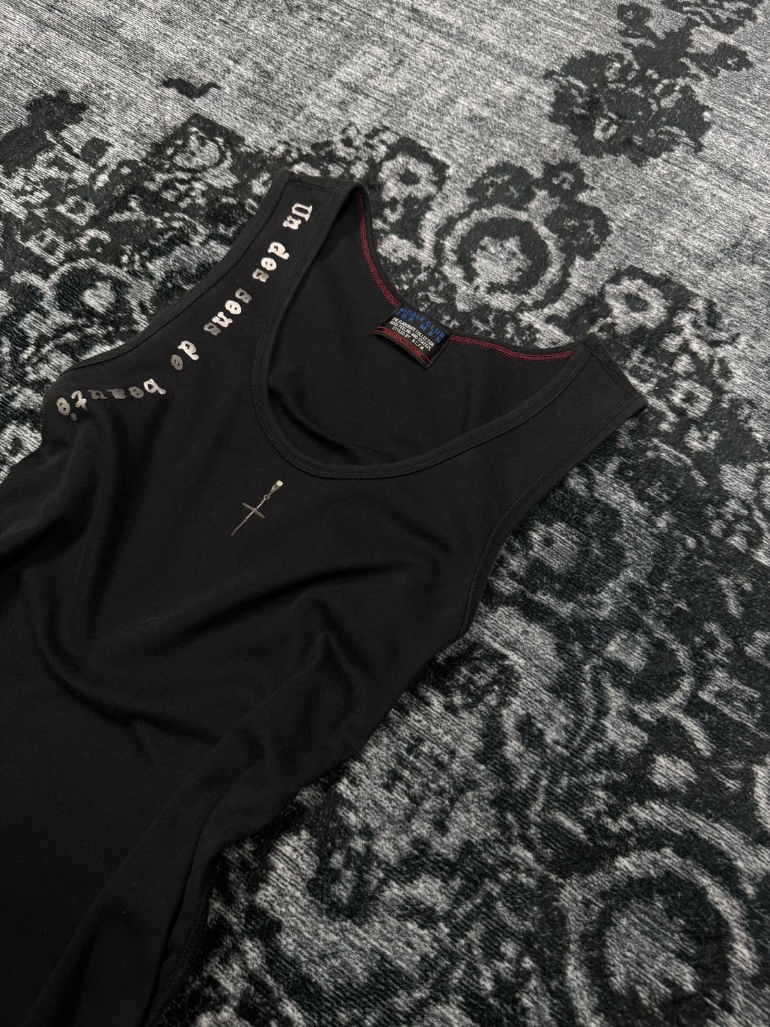 Nicole club for men cross lettering slee 상품이미지3