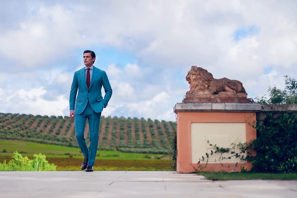 (명작,강추👍)톰포드 쉘튼 사파이어 블루 자켓 블레이져 수트 상품이미지8