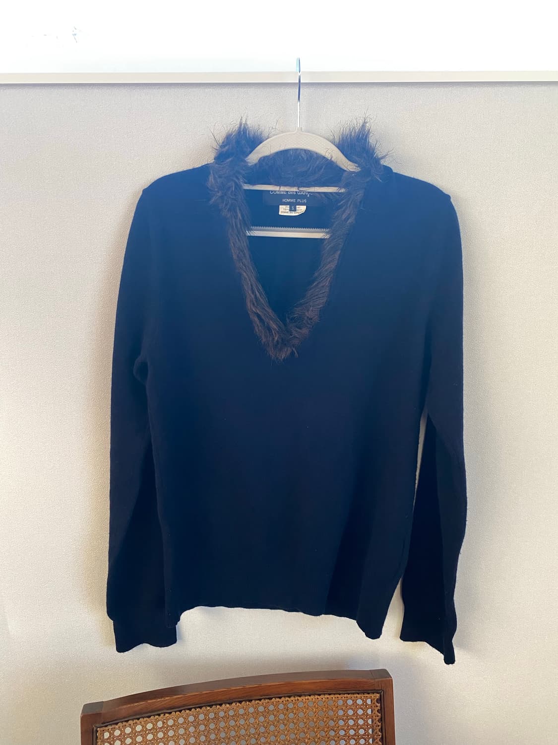 Homme plus fur docking knit s 상품이미지2