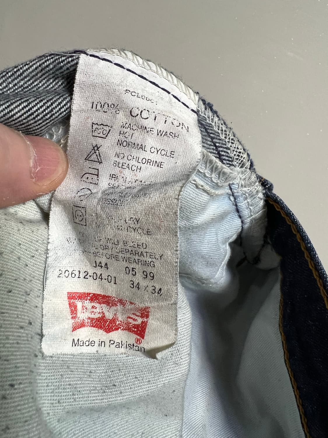 리바이스612 리메이크 데님팬츠 32inch 상품이미지8