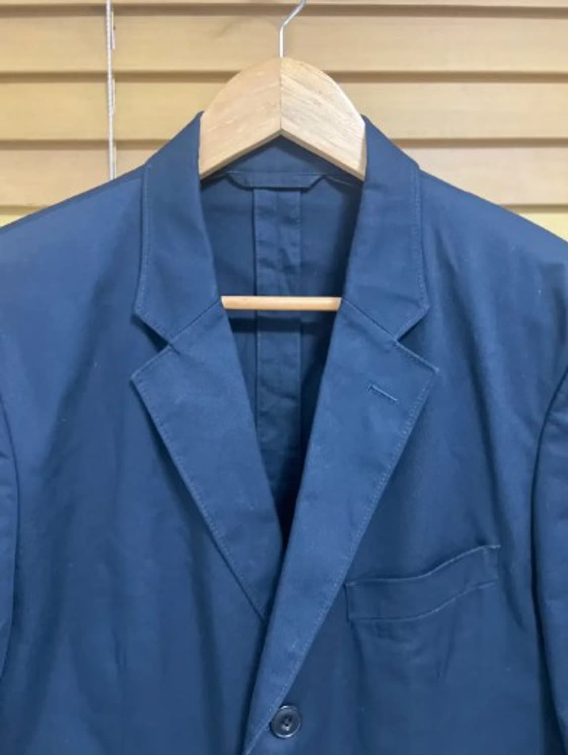 유니클로x르메르 남성 네이비면자켓 L 상품이미지1