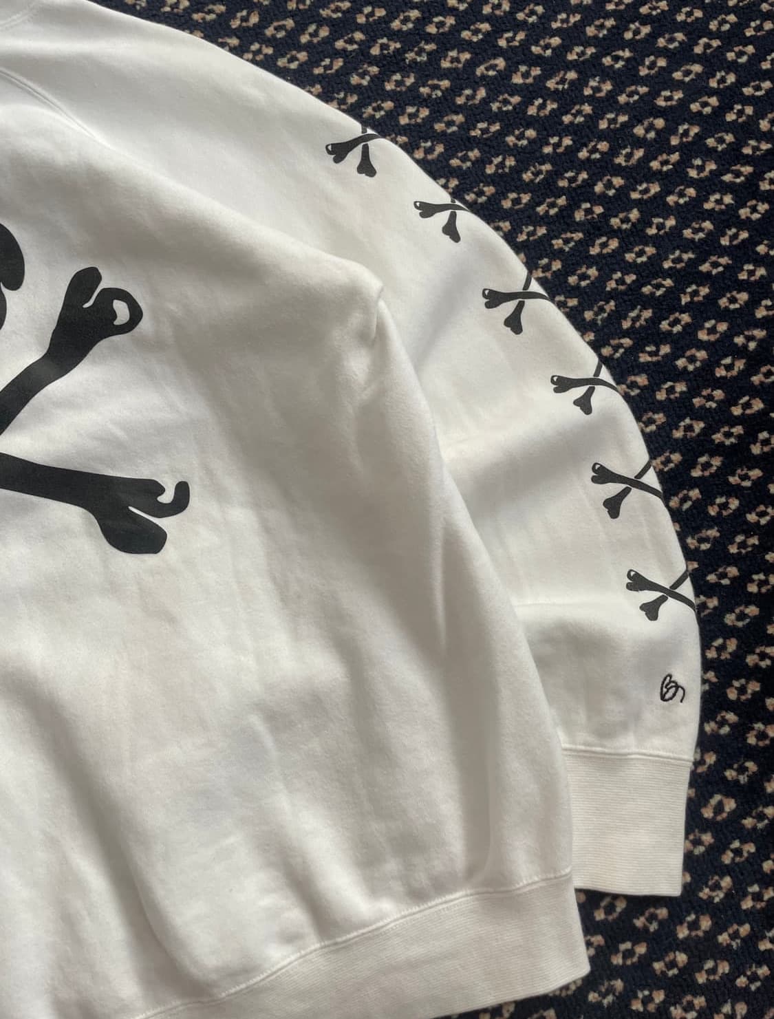 더블탭스 스컬 후드티 상품이미지7