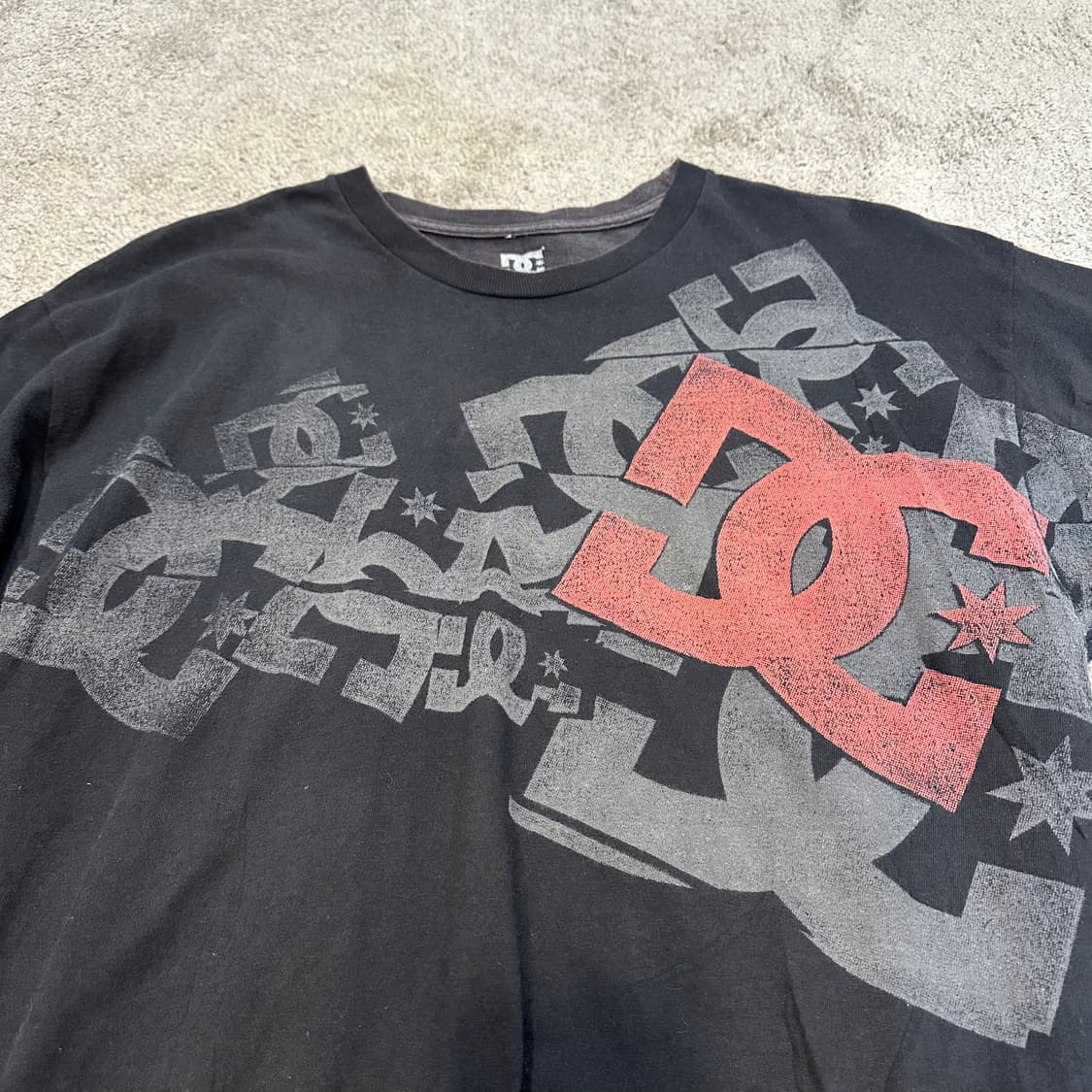 DC SHOES 디씨슈즈 빈티지 로고 반팔티L 상품이미지4