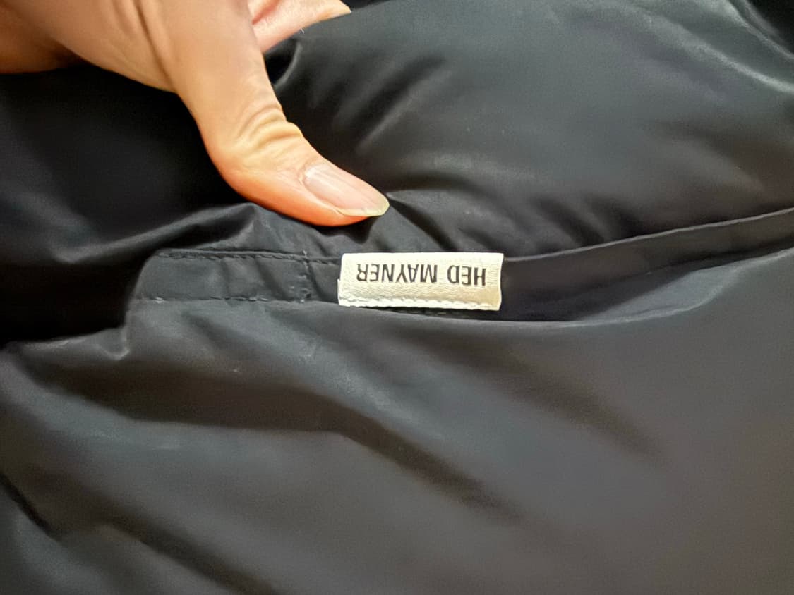 헤드메이너 × 커스텀멜로우 콜라보 푸퍼 패딩 (블랙)  상품이미지2