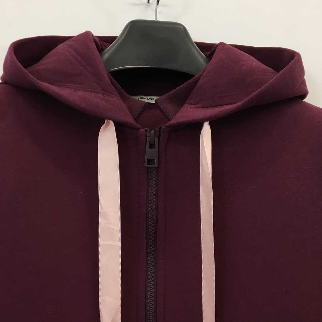 쟈딕앤볼테드 콤피 버건디 후드집업 XS  상품이미지2