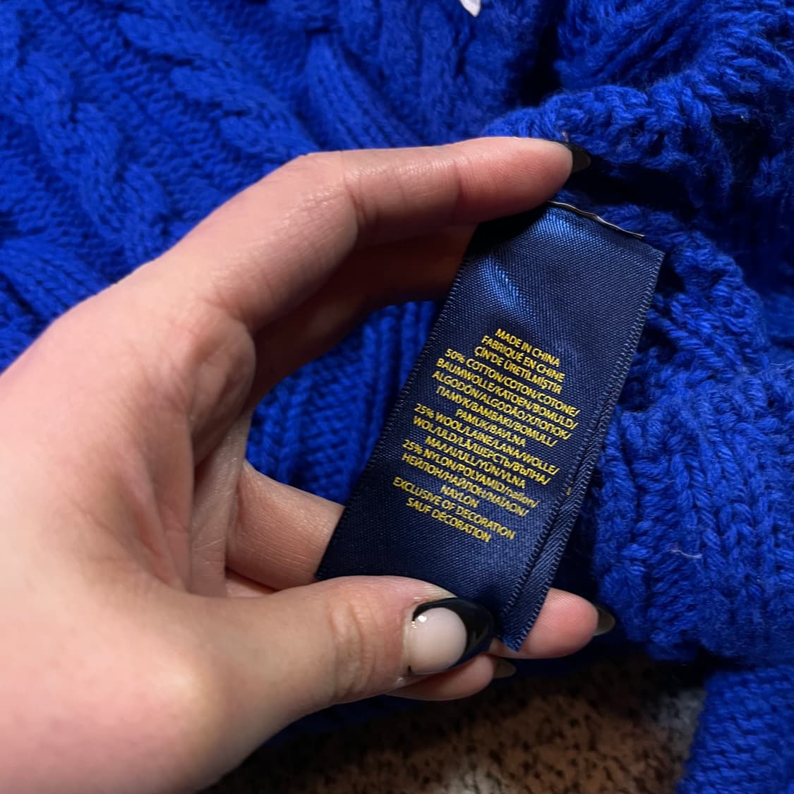 폴로 랄프로렌 우먼 케이블 니트 상품이미지4