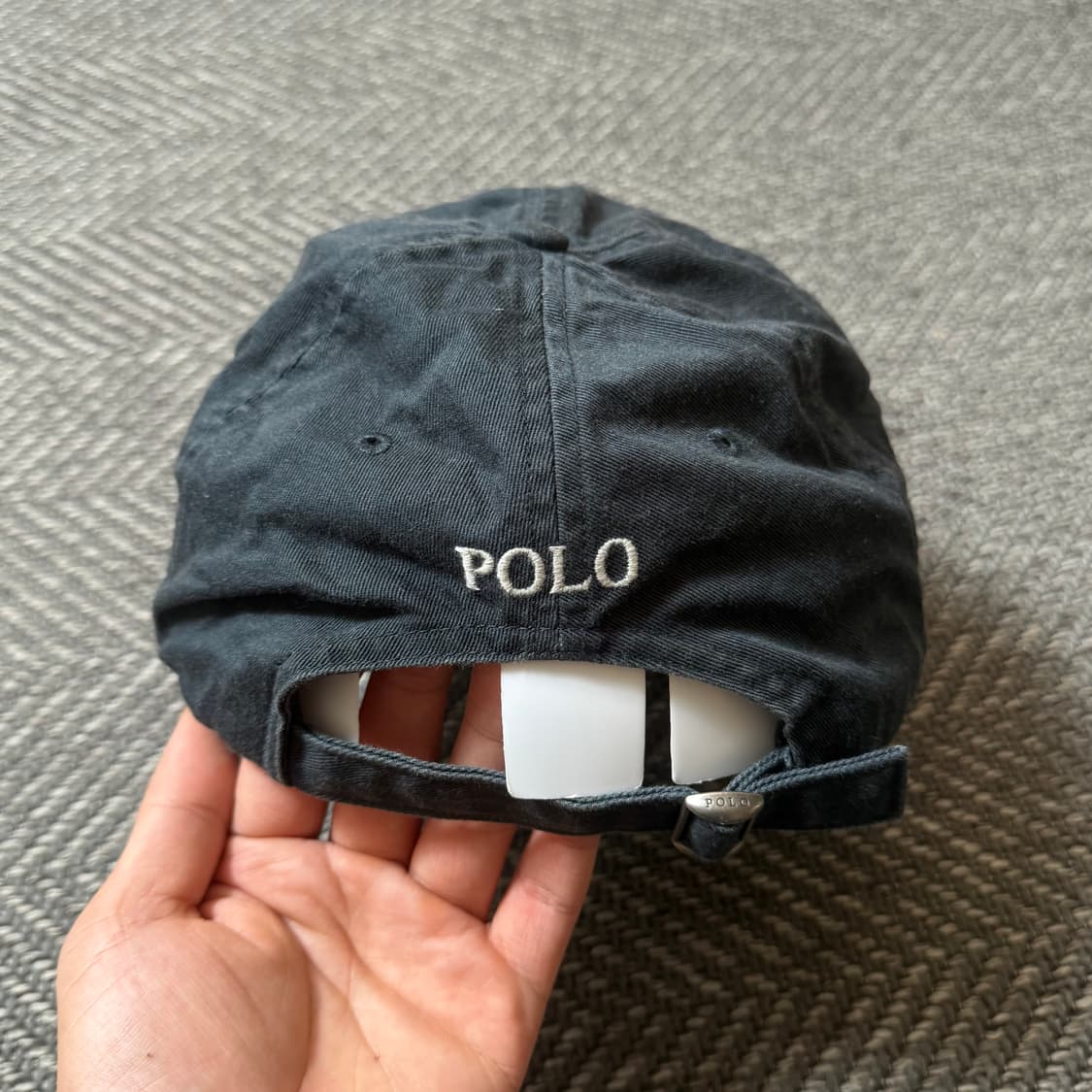 폴로 랄프로렌 스몰 포니 블랙 볼캡 상품이미지2