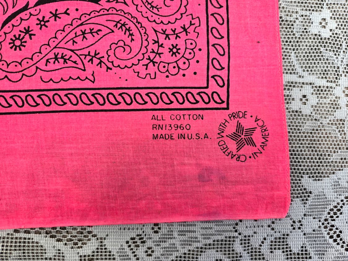 70s 페이즐리 반다나 셀비지 상품이미지2