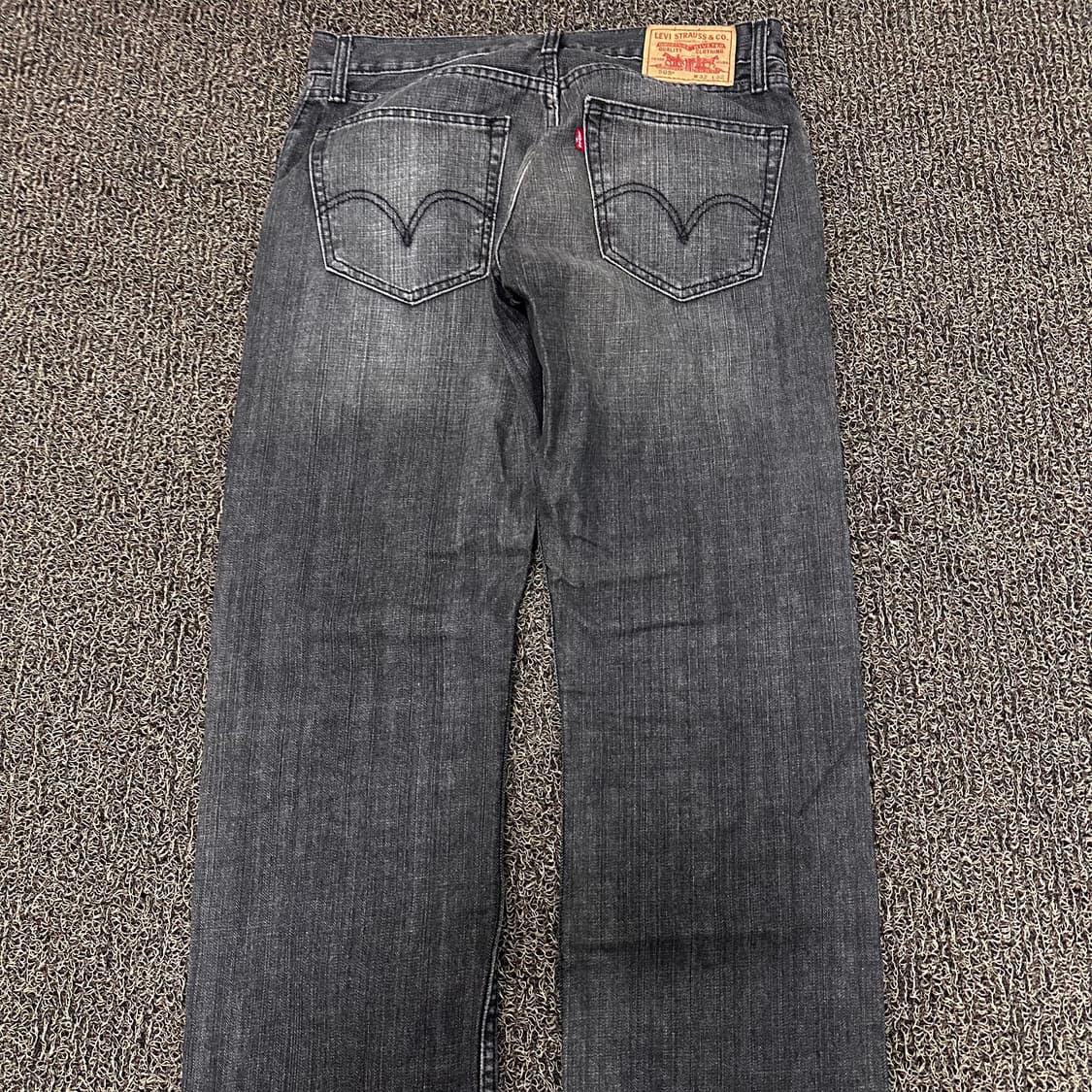 리바이스 505 흑청 데님 청바지 팬츠 32인치 상품이미지5