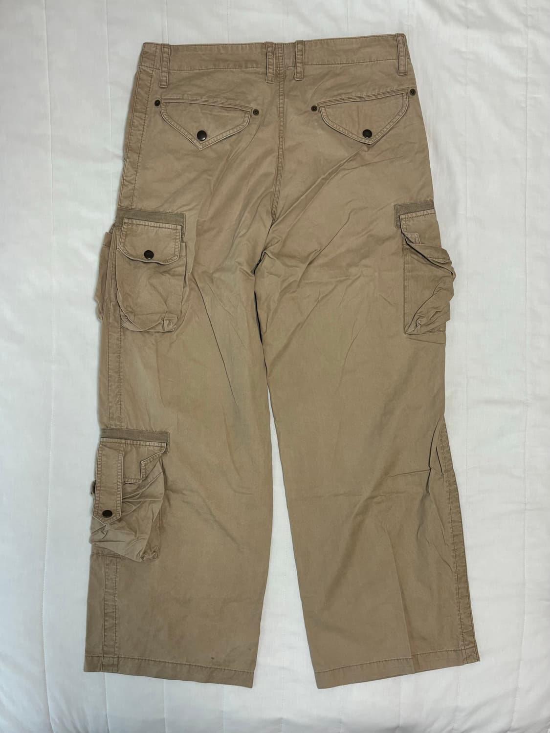 S/E/O 워시드 카고팬츠 베이지 3사이즈 상품이미지4