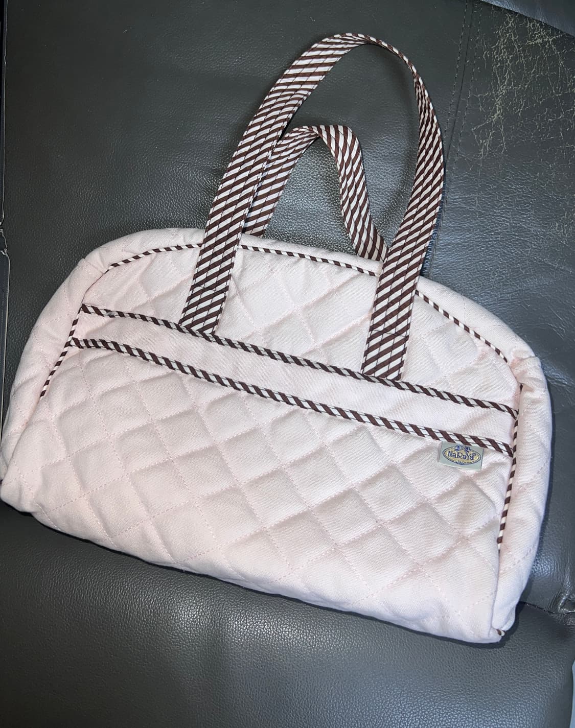 나라야 핑크 초코 리본 백 가방 히메갸루 라떼갸루 상품이미지5