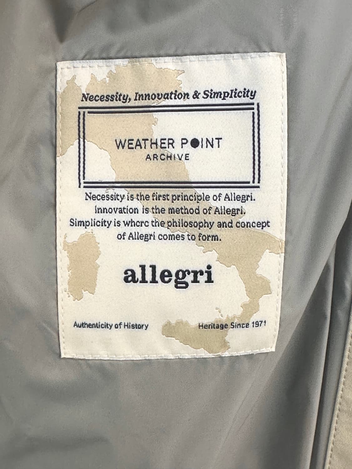 알레그리 3-Way(이중) 구스다운 야상 패딩 파카 (48, 민트급) 상품이미지8