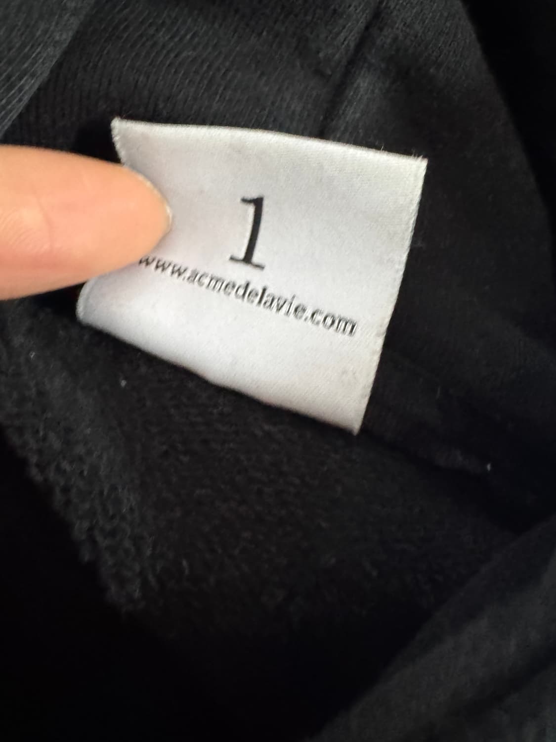 아크메드라비 베이비 프린팅 오버핏 후드티 L 블랙 상품이미지4