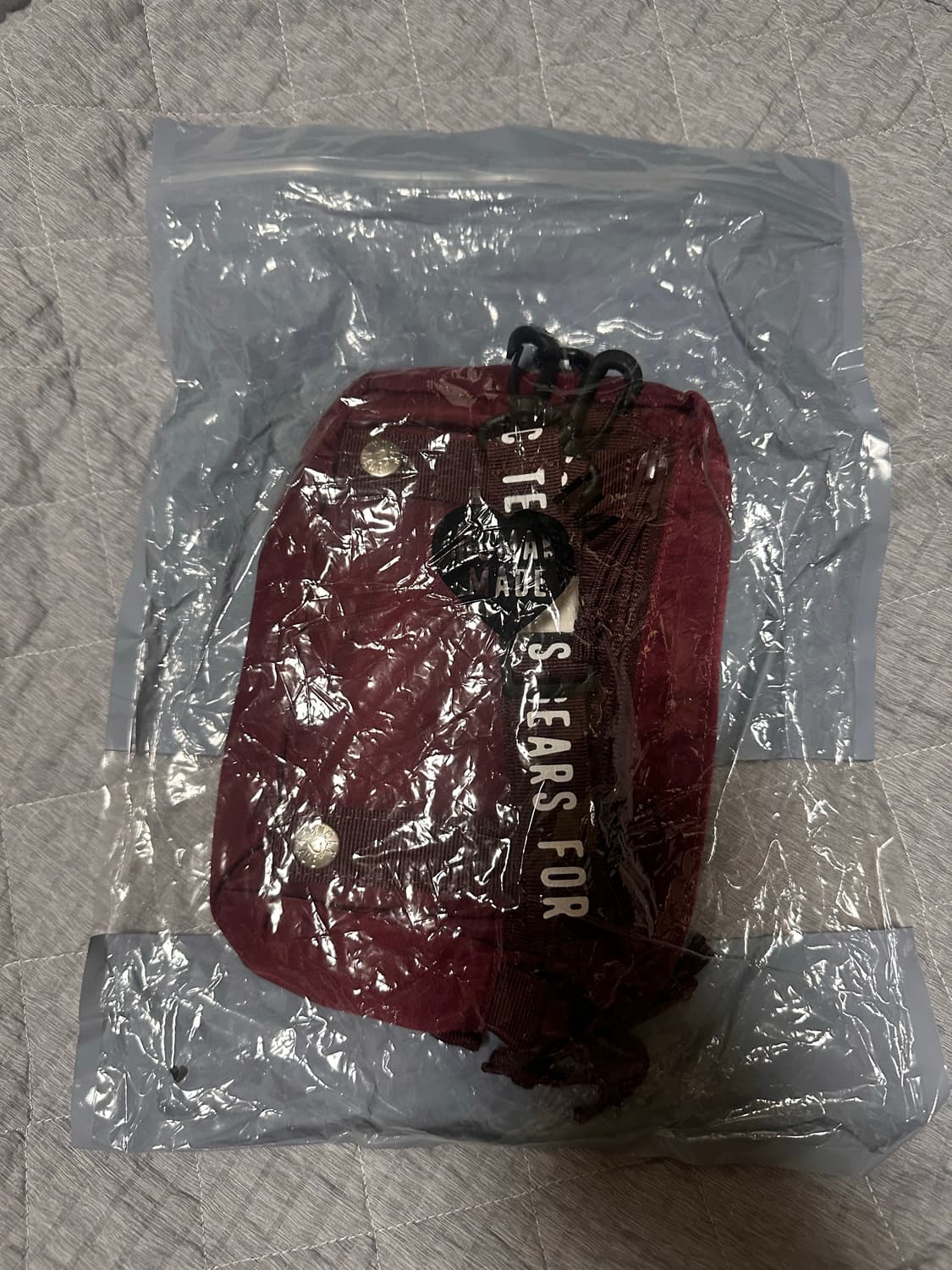 휴먼메이드 휴메 밀리터리 파우치 백 레드 상품이미지3