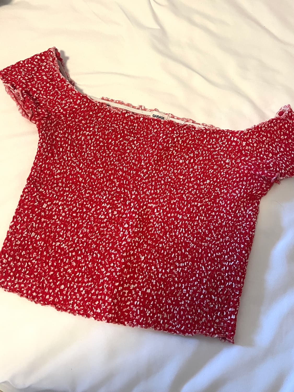 Garage 브랜디멜빌 반팔 오프숄더 탑 상품이미지1