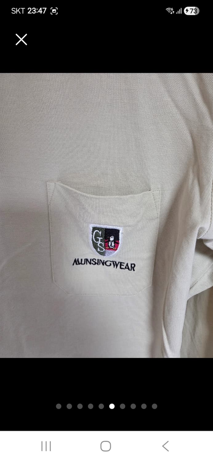 먼싱웨어 긴팔 골프 카라 티셔츠 XL 상품이미지6