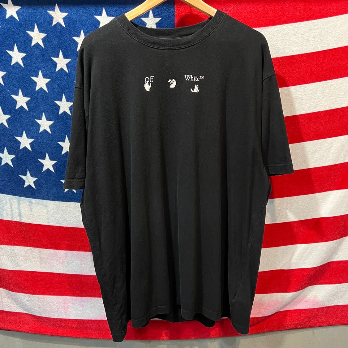 오프화이트 블랙 마커 애로우 티셔츠 상품이미지2