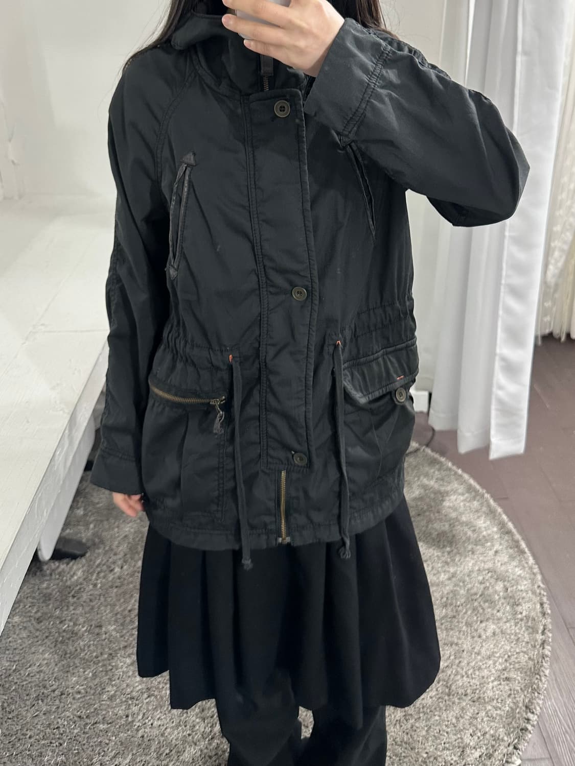 ube hood military jacket  상품이미지2