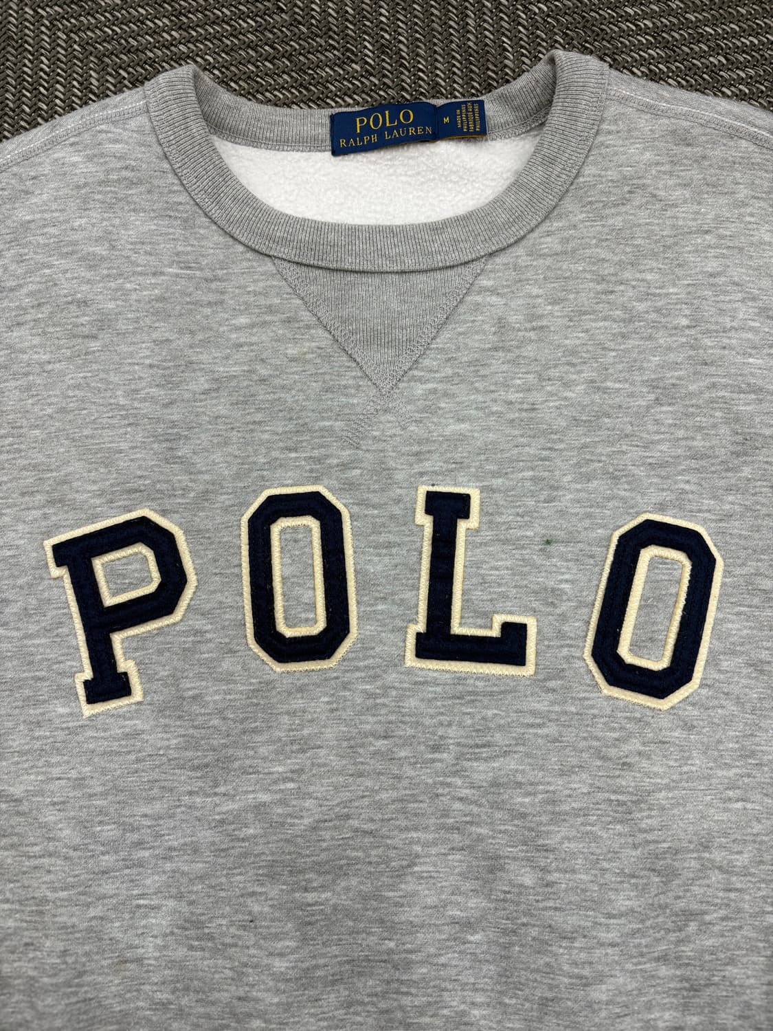 폴로 맨투맨 그레이 상품이미지5