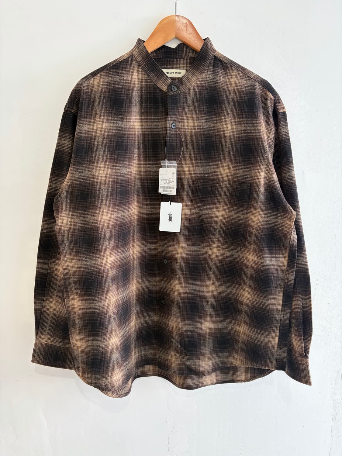 프릭스 스토어 논카라 체크셔츠 상품이미지1