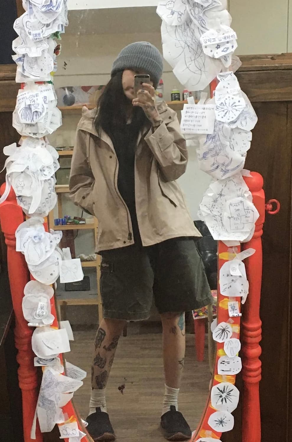 99‘s Hysteric Glamour 카고 하프팬츠 (착샷ㅇ) 상품이미지7