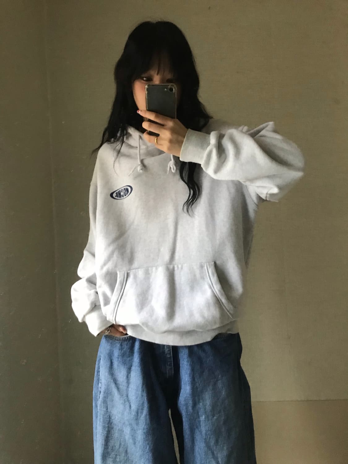 미스치프 멜란지 후드티 상품이미지5