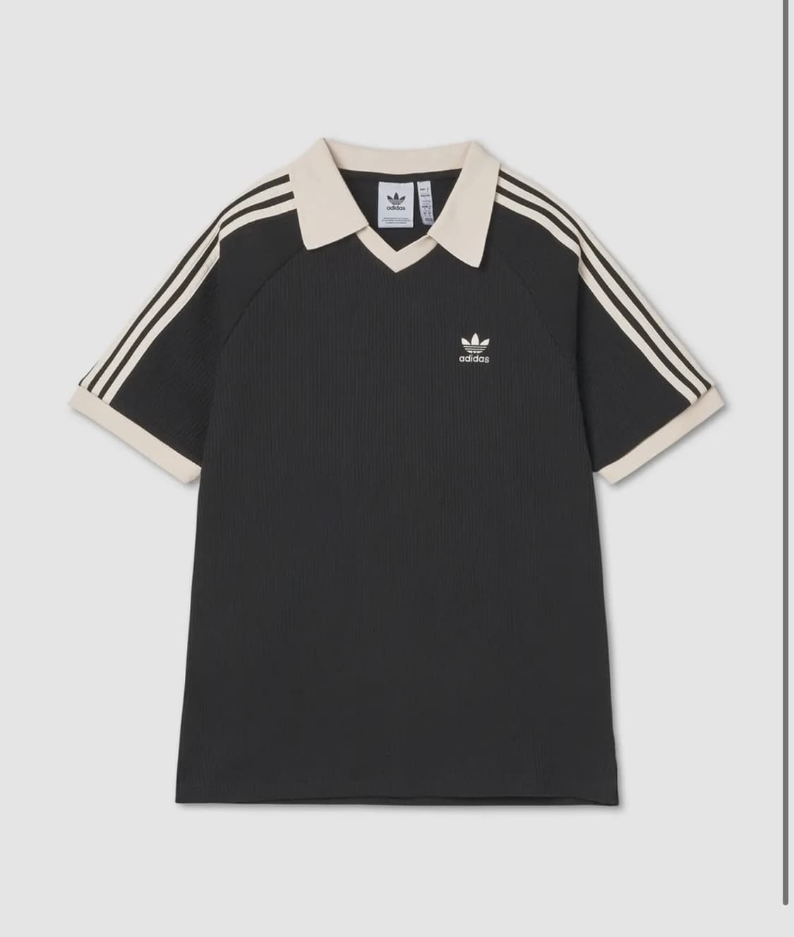 L) 아디다스 와플 반팔 폴로 셔츠 - 블랙, 네이비, 브라운 상품이미지1