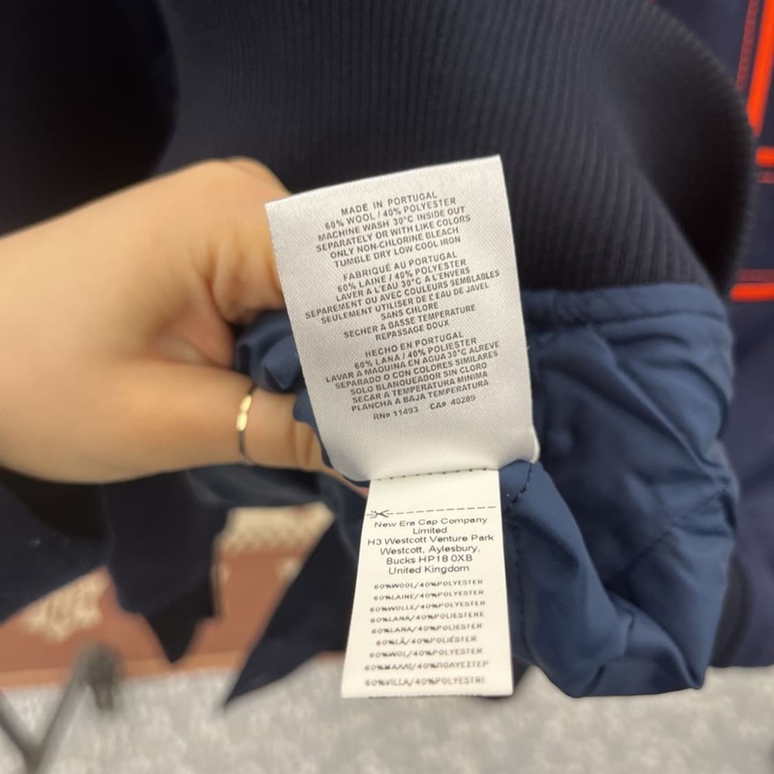 뉴에라 올드스쿨 키치 시카고 베어스 바시티 자켓 M C10258 상품이미지7