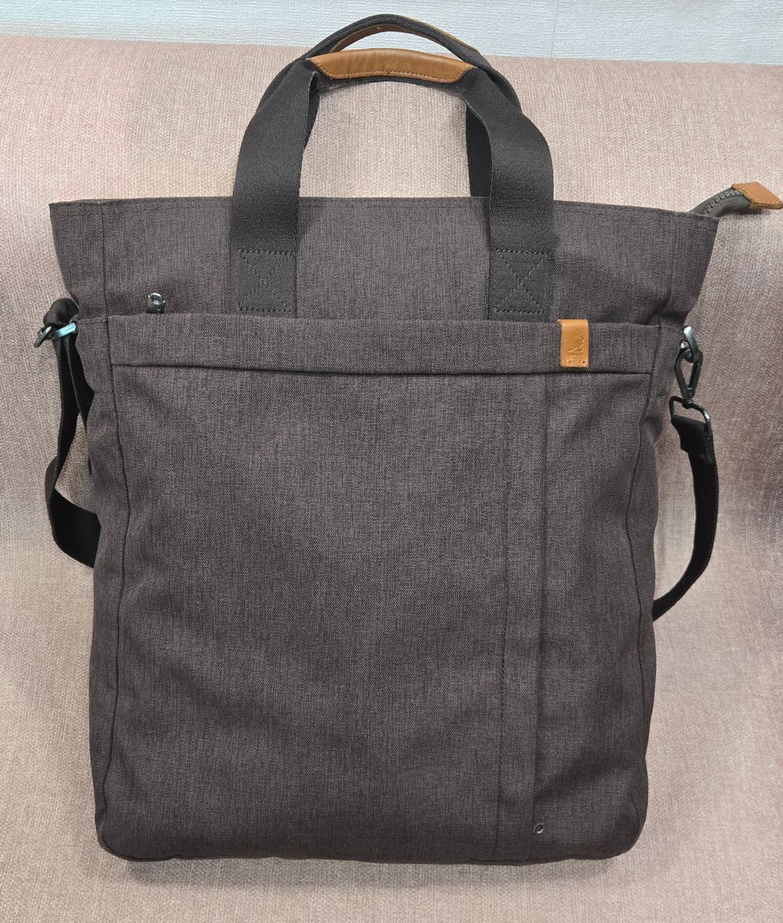 캉골 IT 토트 숄드 크로스백 가방 3702 브라운 상품이미지1