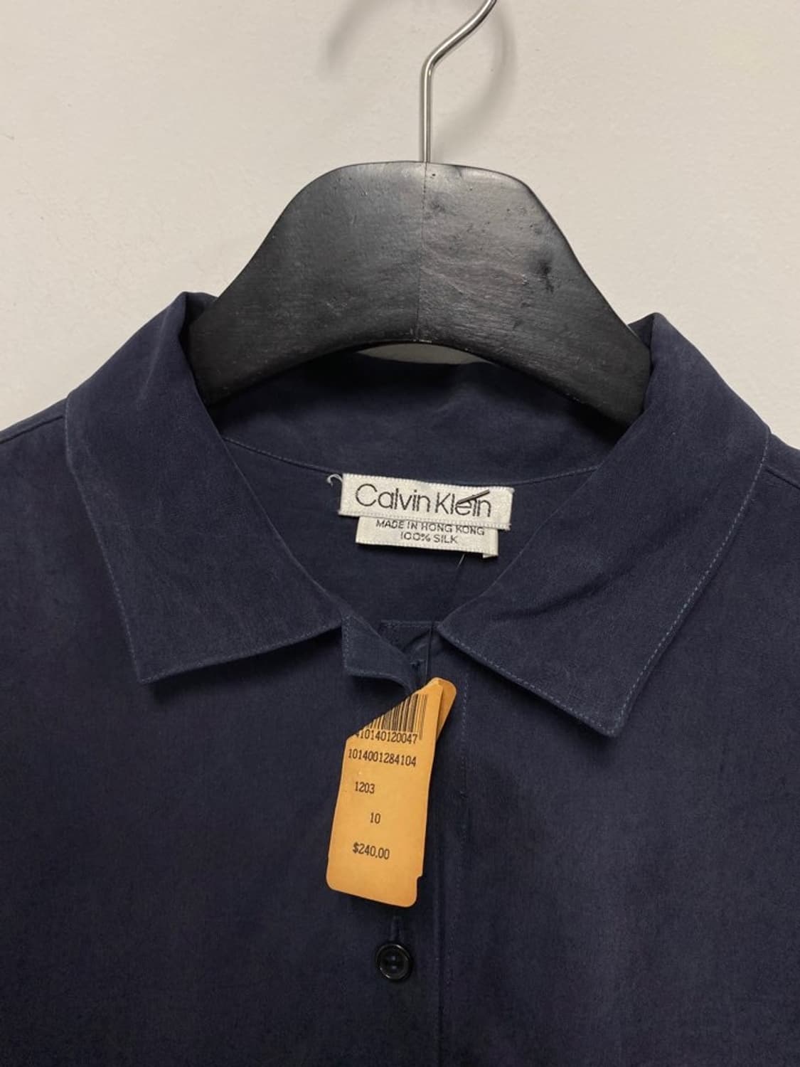 90s CALVIN KLEIN washed silk set up 상품이미지2