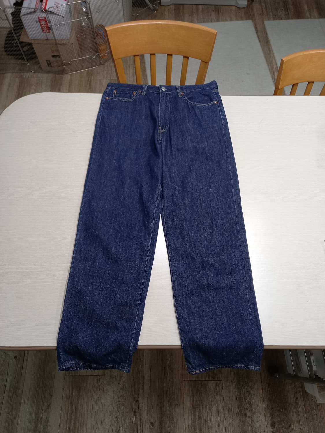 33 빅E 리바이스568 린넨18% 세미와이드진 33-430 상품이미지1