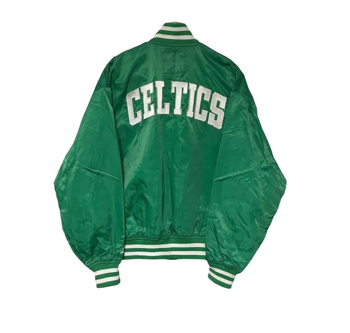 스타터 90s 보스턴 셀틱스 얇은 스타디움 바시티자켓 상품이미지3
