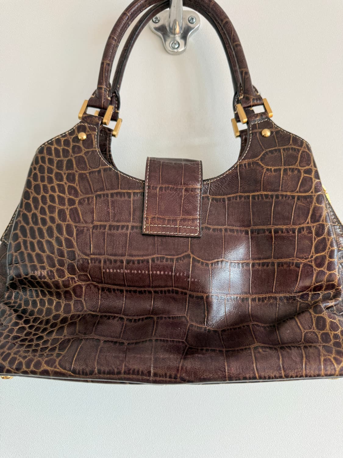 페레보사(PELLE BORSA) 크로커 패턴 숄더백 상품이미지7