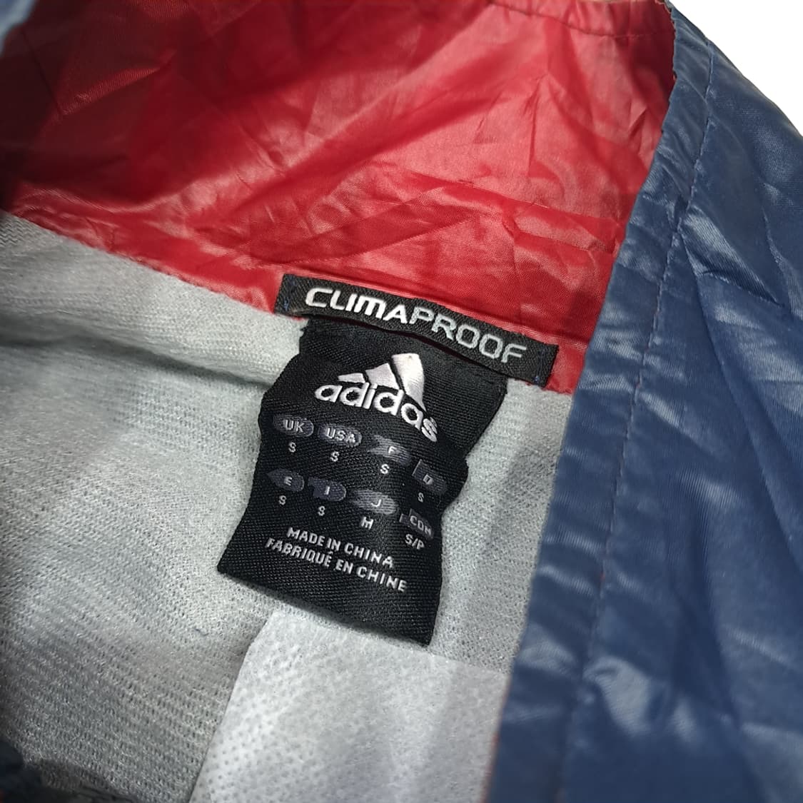 CL874 FREE 아디다스 00s 로얄네이비 바람막이 크롭 자켓 상품이미지3