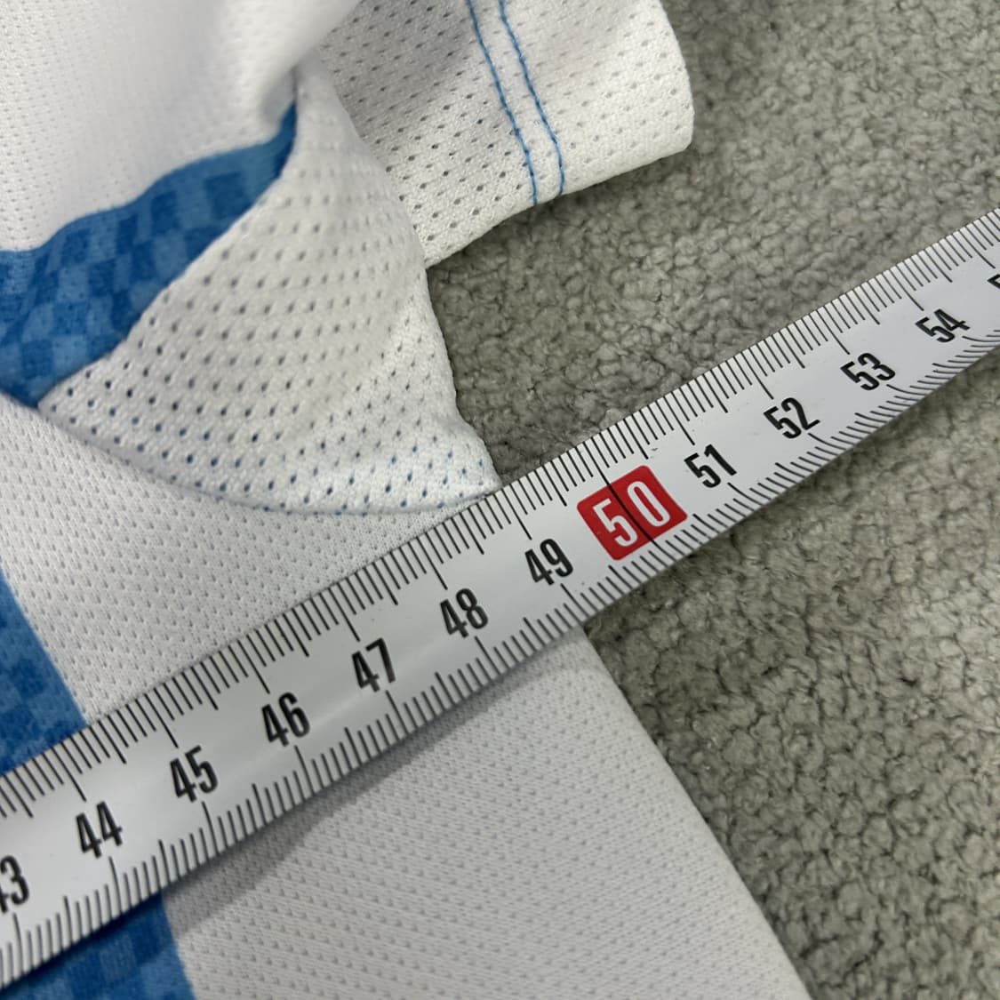 엄브로 블루/화이트 스트라이프 반팔티 90-95 상품이미지4