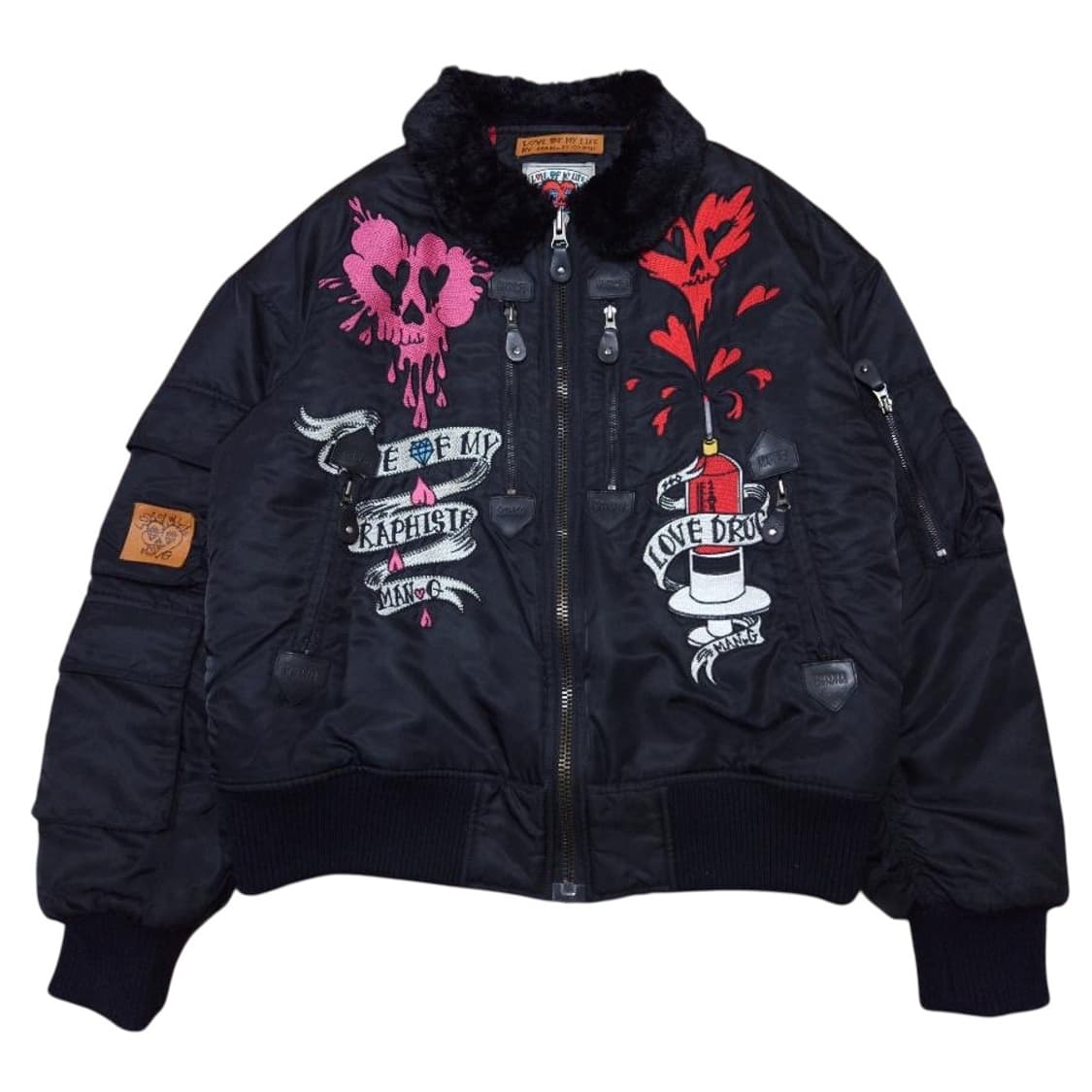 바배) 그라피스트 만지 MA-1붐버 자켓 상품이미지1