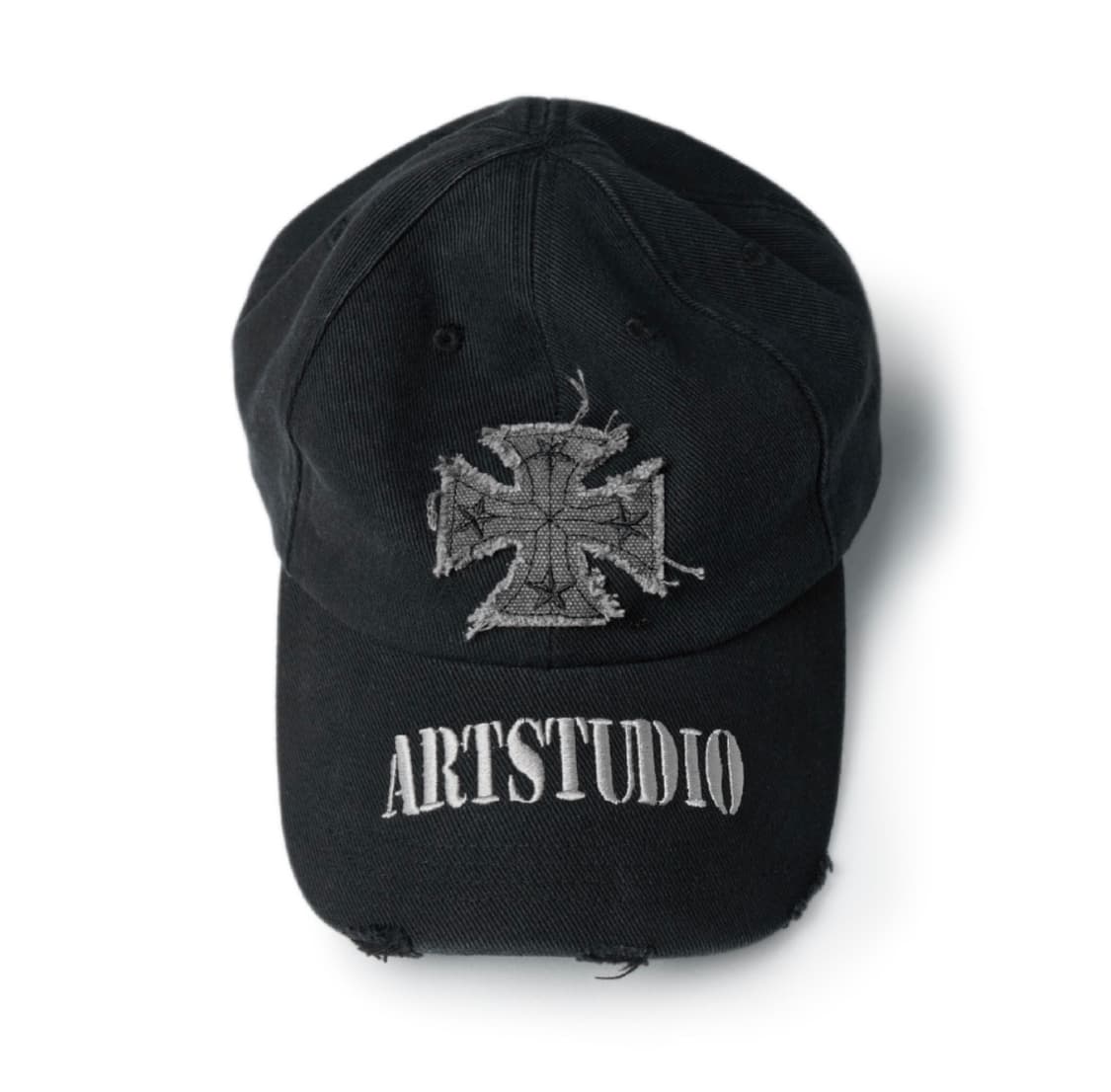 판매) ETCE CROSS DESTROYED CAP BLACK 상품이미지2
