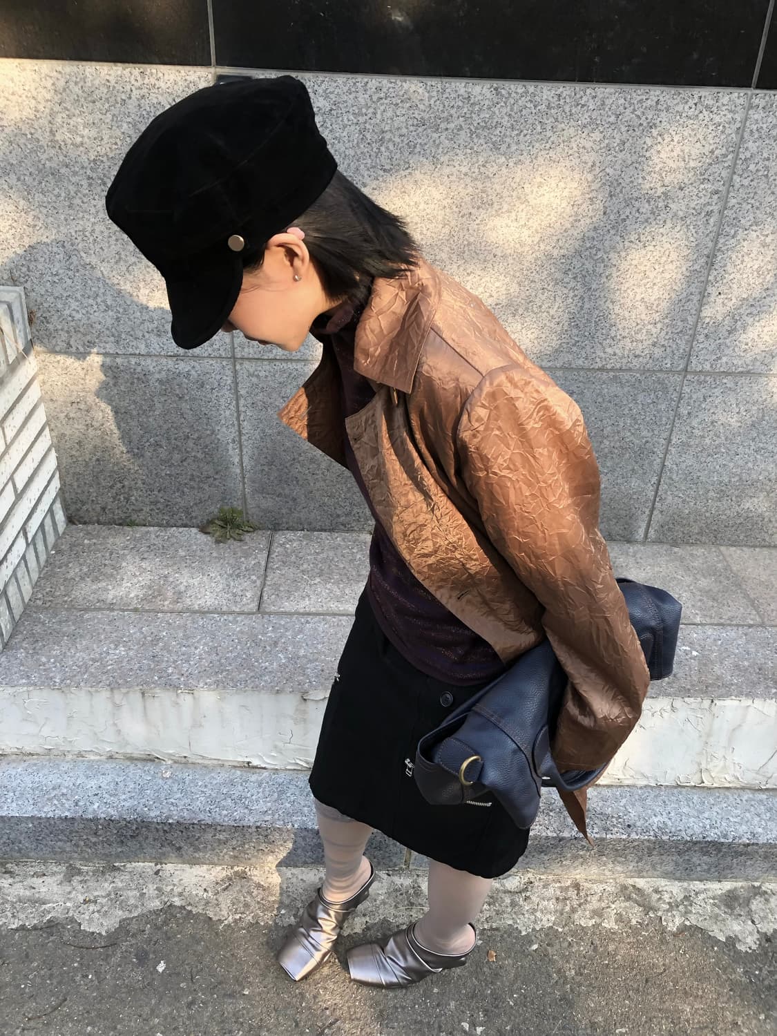 crinkle double trench jk  상품이미지2