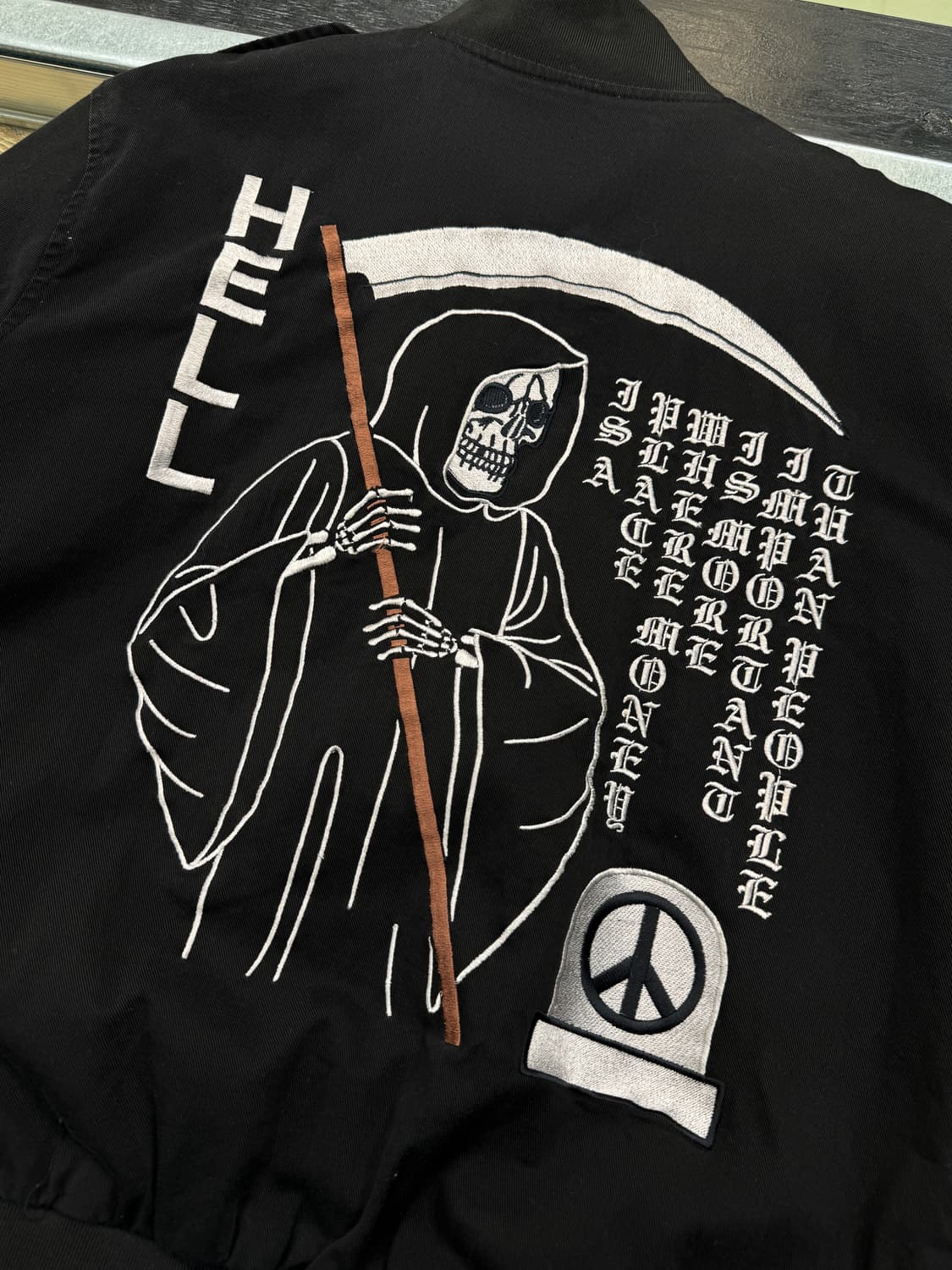 빈티지 리버시블 리퍼 봄버 자켓 상품이미지6