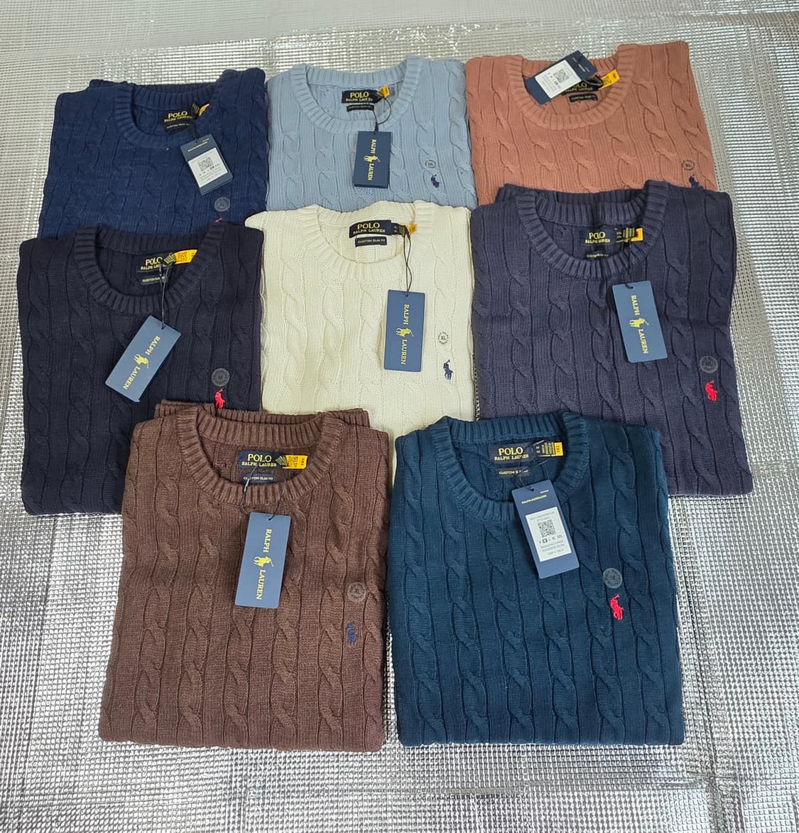 폴로 랄프로렌 케이블 니트 새상폼 입니다 상품이미지1