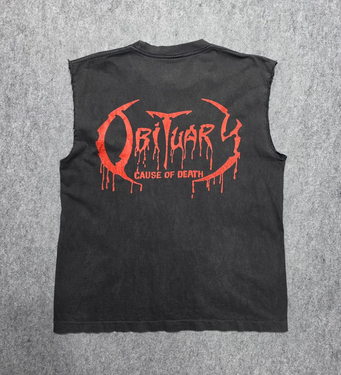 오비추어리 Cause Of Death 90s 프린팅 데스메탈 밴드티 L 상품이미지2